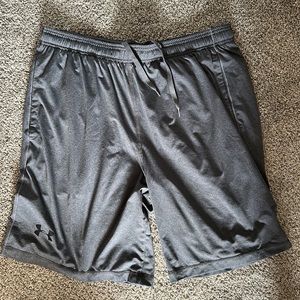 Grey shorts under armpit